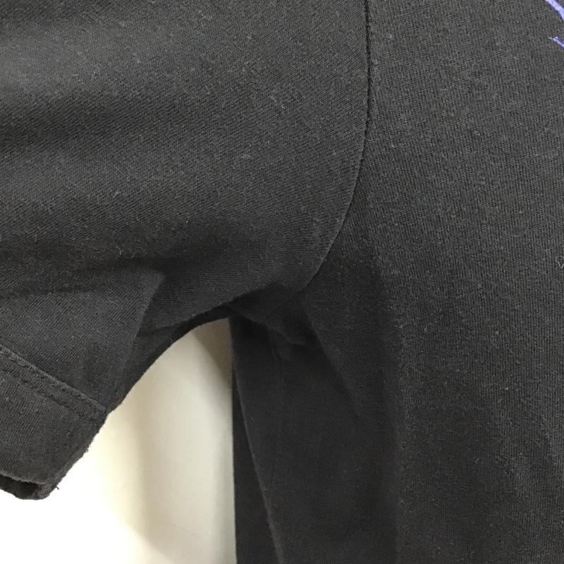 ディーゼル DIESEL ポロシャツ 半袖 S プリント 黒 / ブラック / メンズ USED 古着 中古 10087311