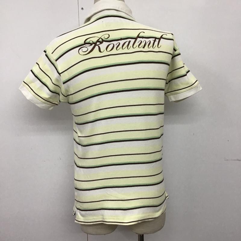 ロイヤル roial ポロシャツ 半袖 S ボーダー柄 マルチカラー / マルチカラー / メンズ USED 古着 中古 10087315