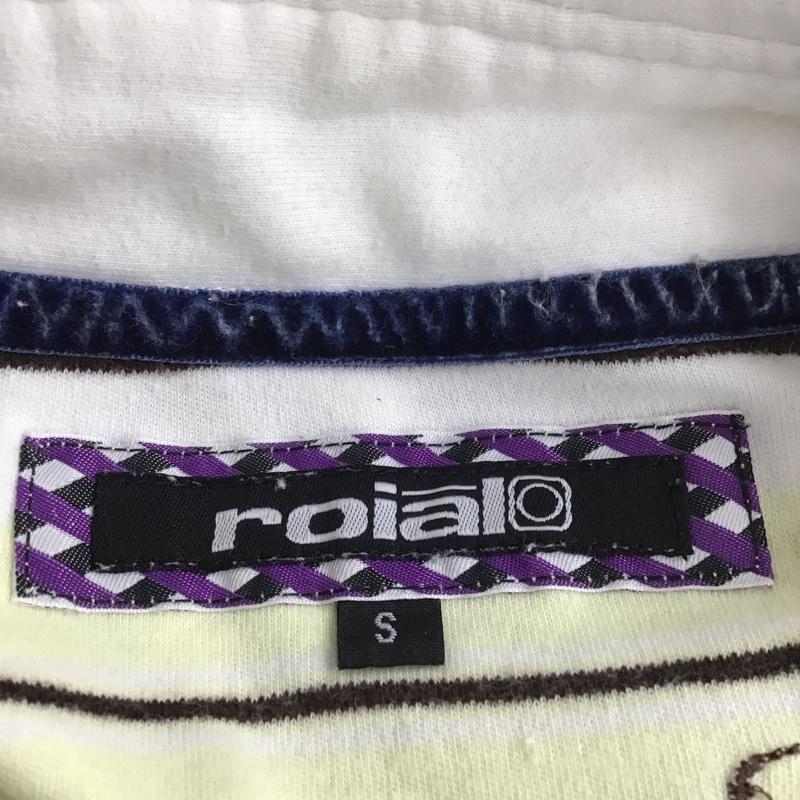 ロイヤル roial ポロシャツ 半袖 S ボーダー柄 マルチカラー / マルチカラー / メンズ USED 古着 中古 10087315
