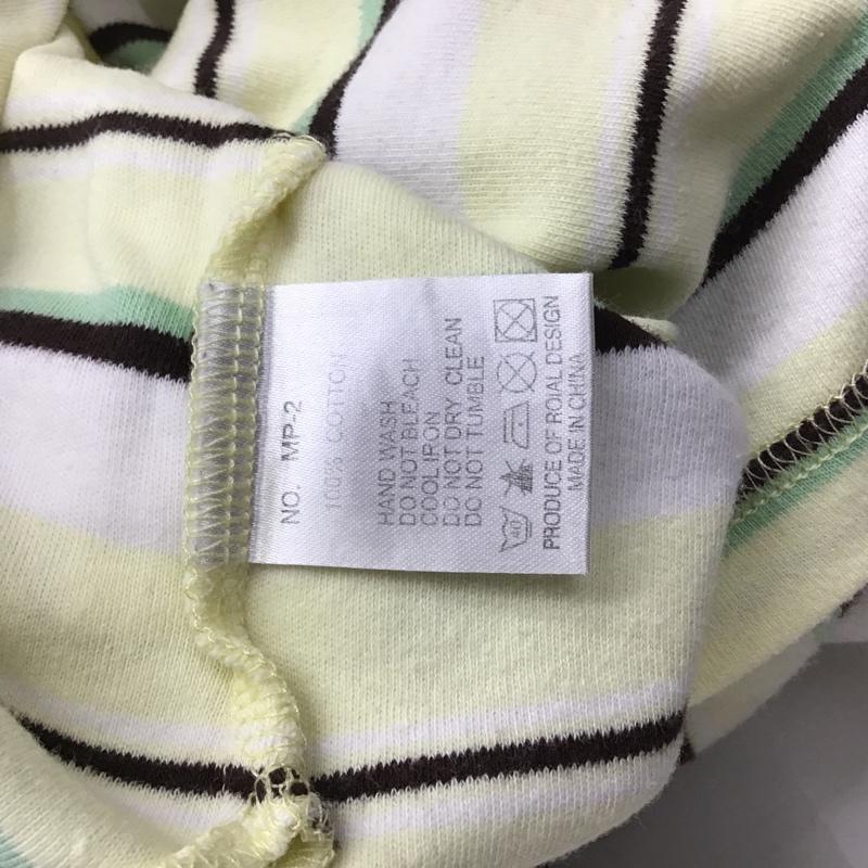 ロイヤル roial ポロシャツ 半袖 S ボーダー柄 マルチカラー / マルチカラー / メンズ USED 古着 中古 10087315