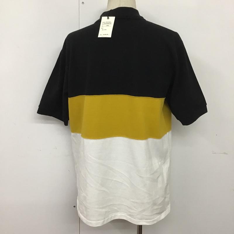 クーティープロダクションズ COOTIE PRODUCTIONS ポロシャツ 半袖 CTE-17S315 Tricolor Polo L 無地 X ロゴ、文字 黒 / ブラック / X 白 / ホワイト / X 黄 / イエロー / メンズ USED 古着 中古 10087316