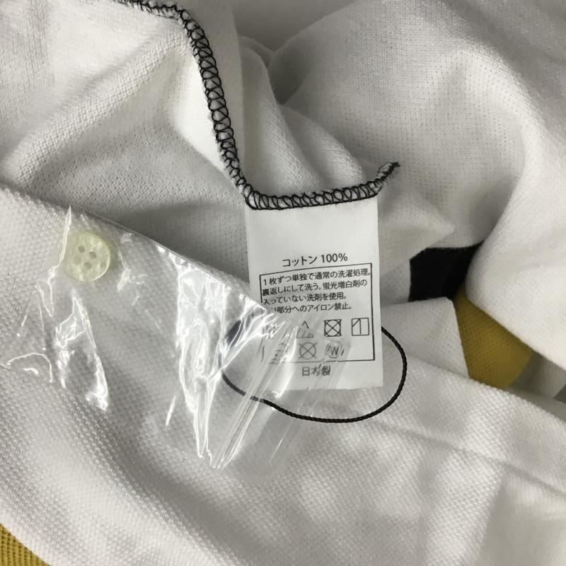 クーティープロダクションズ COOTIE PRODUCTIONS ポロシャツ 半袖 CTE-17S315 Tricolor Polo L 無地 X ロゴ、文字 黒 / ブラック / X 白 / ホワイト / X 黄 / イエロー / メンズ USED 古着 中古 10087316