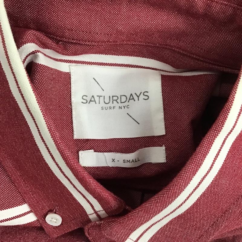 サタデーズ ニューヨークシティ Saturdays NYC シャツ、ブラウス 半袖 ボタンダウンシャツ XS マルチカラー / マルチカラー / メンズ USED 古着 中古 10087327