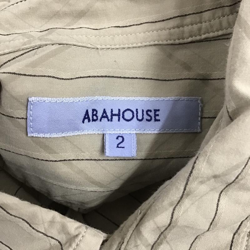 アバハウス ABAHOUSE シャツ、ブラウス 半袖 2 ストライプ マルチカラー / マルチカラー / メンズ USED 古着 中古 10087330