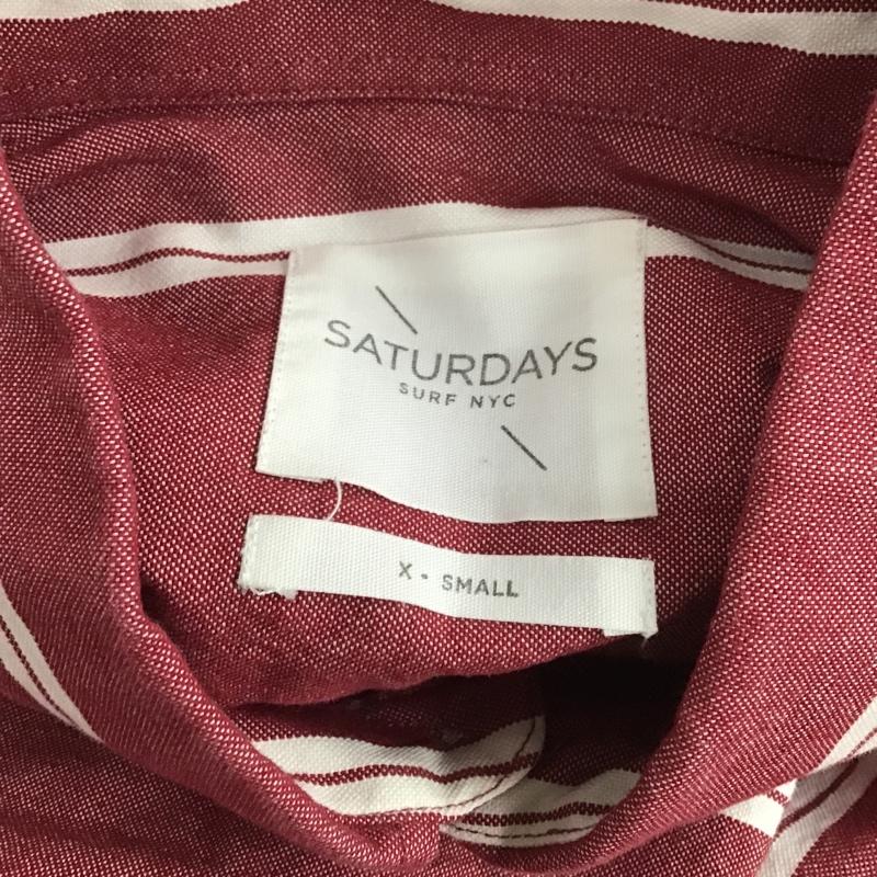 サタデーズ ニューヨークシティ Saturdays NYC シャツ、ブラウス 七分袖 XS マルチカラー / マルチカラー / メンズ USED 古着 中古 10087331