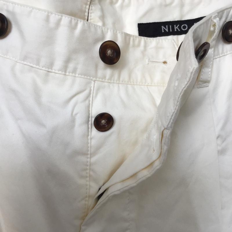 ニコアンド niko and... ボトムス ボトムス M 無地 白 / ホワイト / メンズ USED 古着 中古 10087421