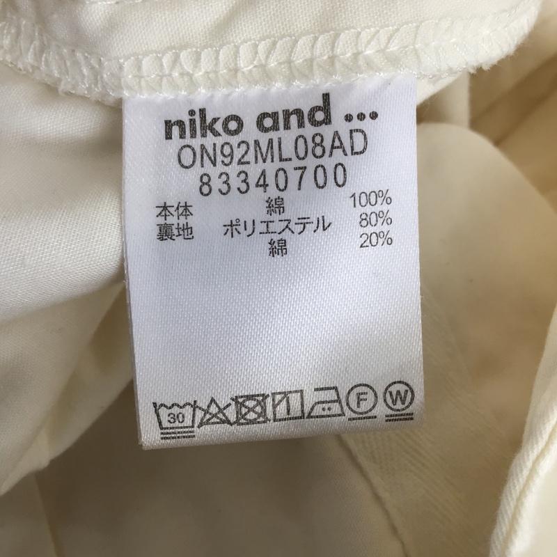 ニコアンド niko and... ボトムス ボトムス M 無地 白 / ホワイト / メンズ USED 古着 中古 10087421