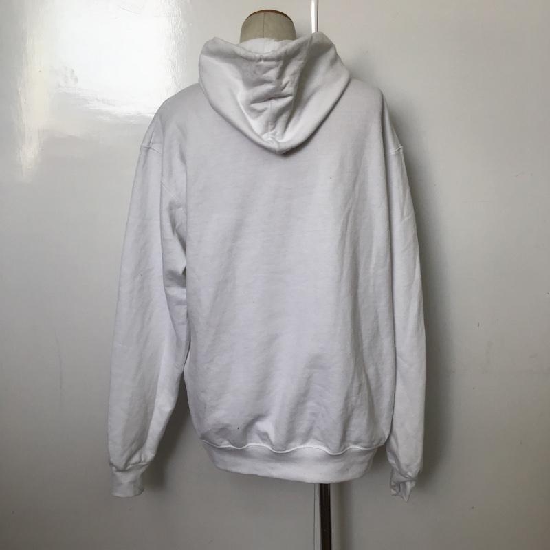 チャンピオン Campion パーカー 長袖 L 無地 白 / ホワイト / メンズ USED 古着 中古 10087422