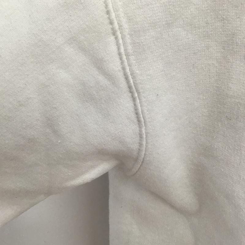 チャンピオン Campion パーカー 長袖 L 無地 白 / ホワイト / メンズ USED 古着 中古 10087422