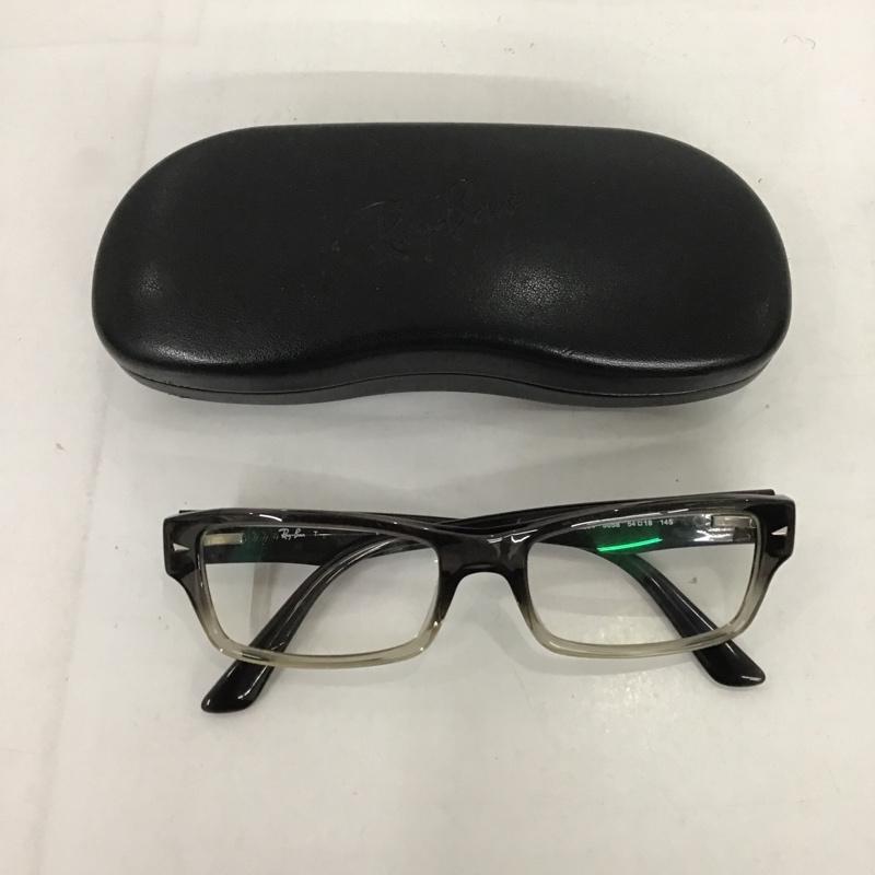 レイバン Ray-Ban めがね・サングラス めがね RB5254 5058 スクエア ロゴ、文字 黒 / ブラック / メンズ USED 古着 中古 10087453