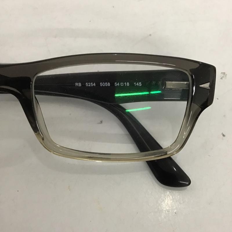 レイバン Ray-Ban めがね・サングラス めがね RB5254 5058 スクエア ロゴ、文字 黒 / ブラック / メンズ USED 古着 中古 10087453