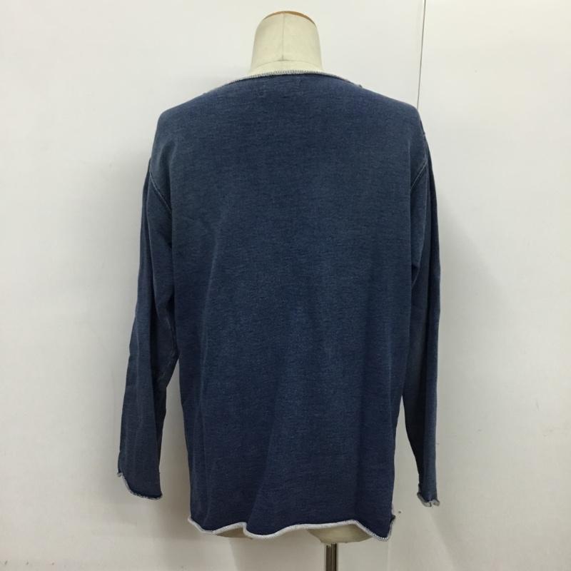 フリークスストア FREAK'S STORE トレーナー 長袖 L 無地 インディゴ / インディゴ / メンズ USED 古着 中古 10087471