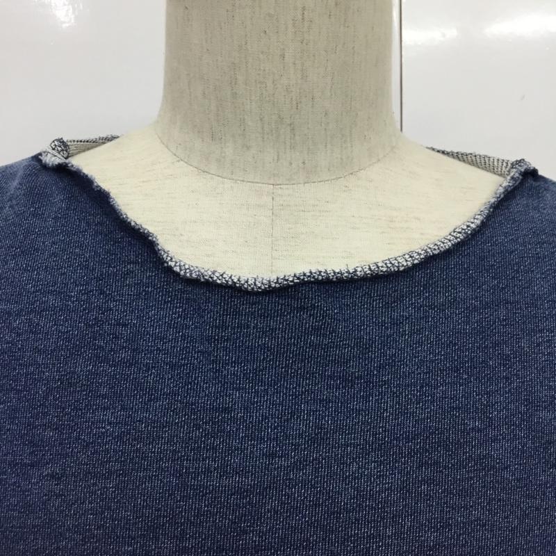 フリークスストア FREAK'S STORE トレーナー 長袖 L 無地 インディゴ / インディゴ / メンズ USED 古着 中古 10087471