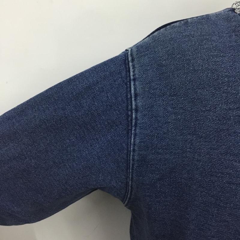 フリークスストア FREAK'S STORE トレーナー 長袖 L 無地 インディゴ / インディゴ / メンズ USED 古着 中古 10087471