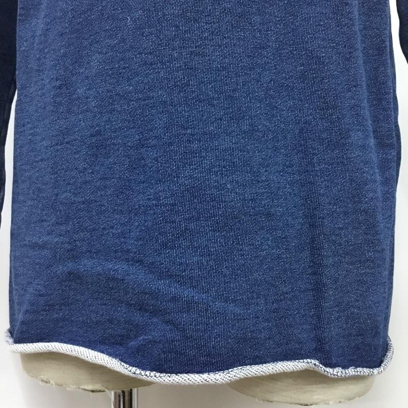 フリークスストア FREAK'S STORE トレーナー 長袖 L 無地 インディゴ / インディゴ / メンズ USED 古着 中古 10087471