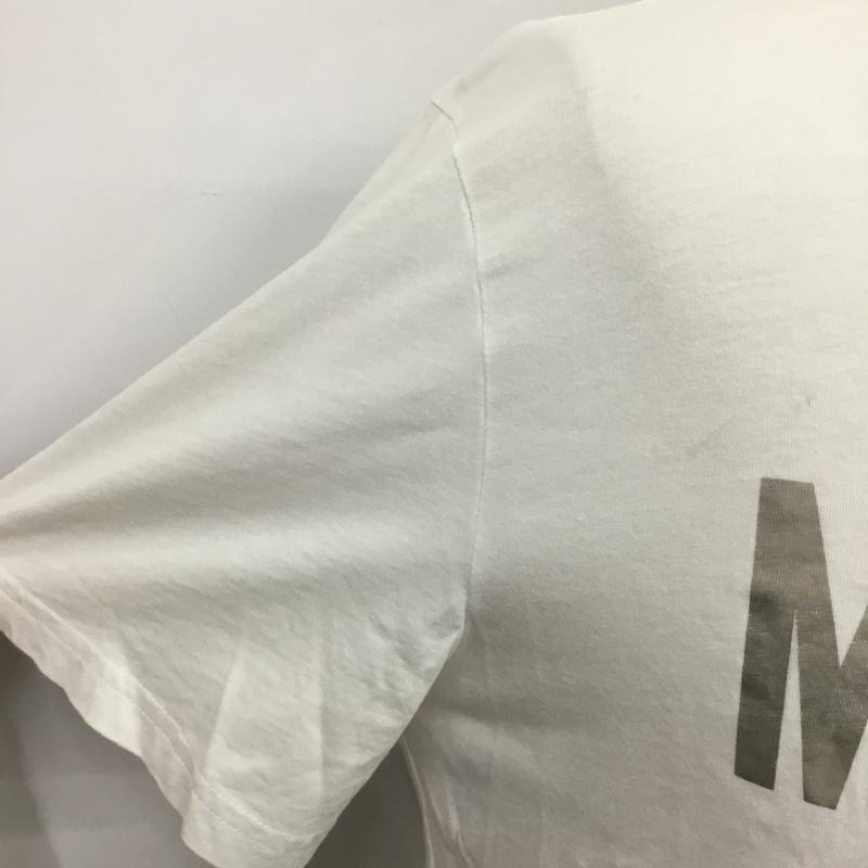 モスキーノ MOSCHINO Tシャツ 半袖 M ロゴ、文字 白 / ホワイト / メンズ USED 古着 中古 10087512