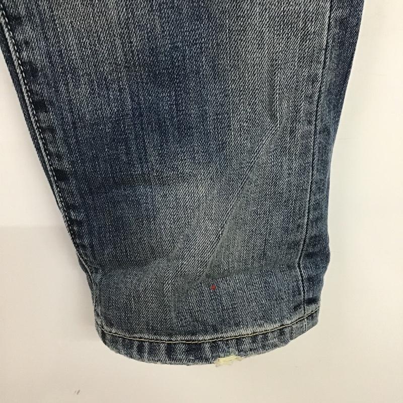 リーバイス Levi's パンツ デニム、ジーンズ LH505-0019 パッチワーク W28 L32 28インチ ダメージ加工 青 / ブルー / メンズ USED 古着 中古 10087522