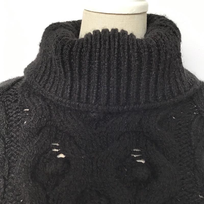 ザラ ZARA ニット、セーター 長袖 3859 149 800 タートルネック M 黒 / ブラック / レディース USED 古着 中古 10087542