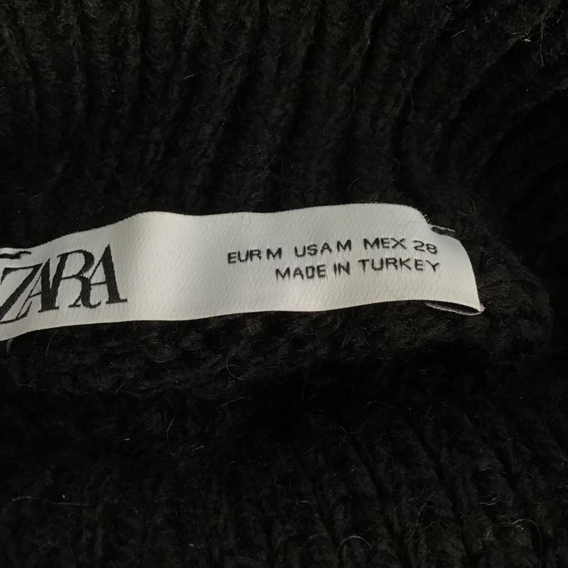 ザラ ZARA ニット、セーター 長袖 3859 149 800 タートルネック M 黒 / ブラック / レディース USED 古着 中古 10087542