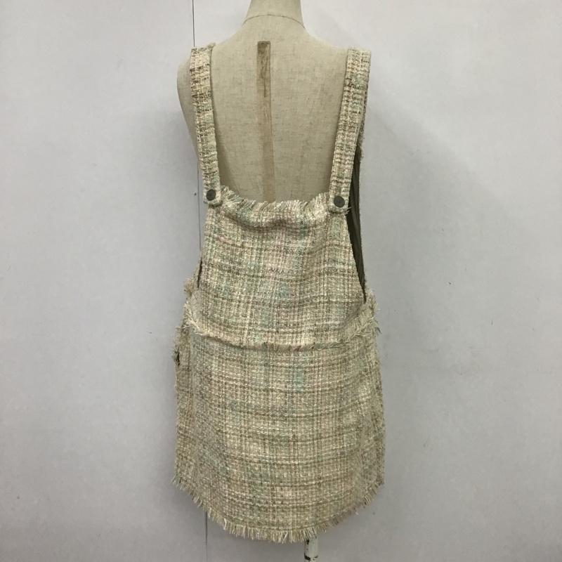 ザラ ZARA ジャンパースカート ジャンパースカート L マルチカラー / マルチカラー / レディース USED 古着 中古 10087570