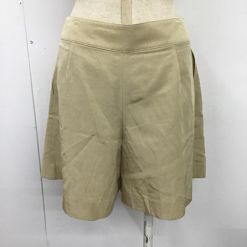 トゥモローランド TOMORROWLAND パンツ ショートパンツ 38 無地 ベージュ / ベージュ / レディース USED 古着 中古 10087578