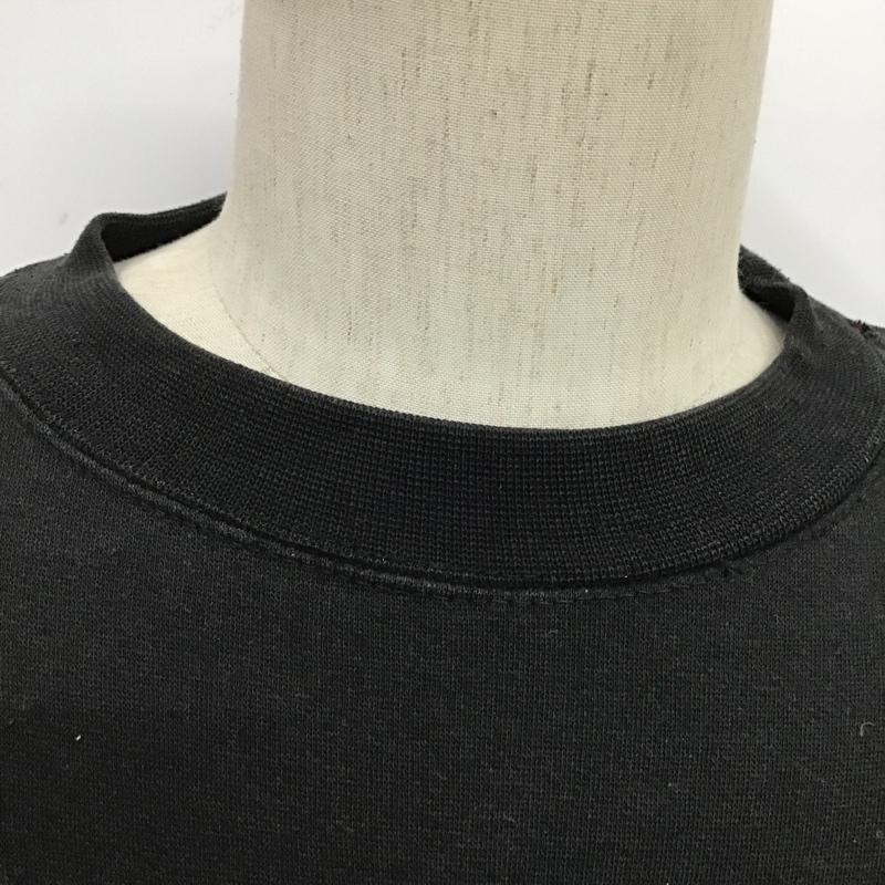 古着 USED トレーナー 長袖 L 黒 / ブラック / X 赤 / レッド / メンズ USED 古着 中古 10087595