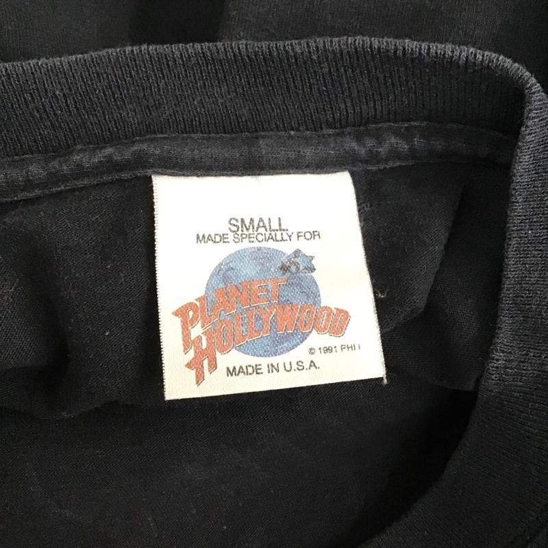 古着 USED Tシャツ 半袖 PLANET HOLLYWOOD S プリント 黒 / ブラック / メンズ USED 古着 中古 10087598
