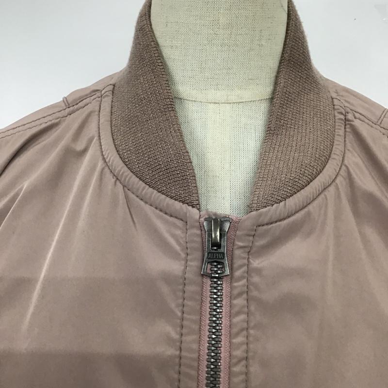 アルファインダストリー Alpha Industries ジャケット、上着 ジャンパー、ブルゾン TA7013-8561 L 無地 桃 / ピンク / レディース USED 古着 中古 10087603
