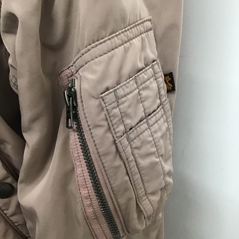 アルファインダストリー Alpha Industries ジャケット、上着 ジャンパー、ブルゾン TA7013-8561 L 無地 桃 / ピンク / レディース USED 古着 中古 10087603