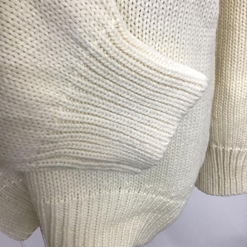 レプシィム LEPSIM ニット、セーター 長袖 FREE 無地 オフホワイト / オフホワイト / レディース USED 古着 中古 10087606