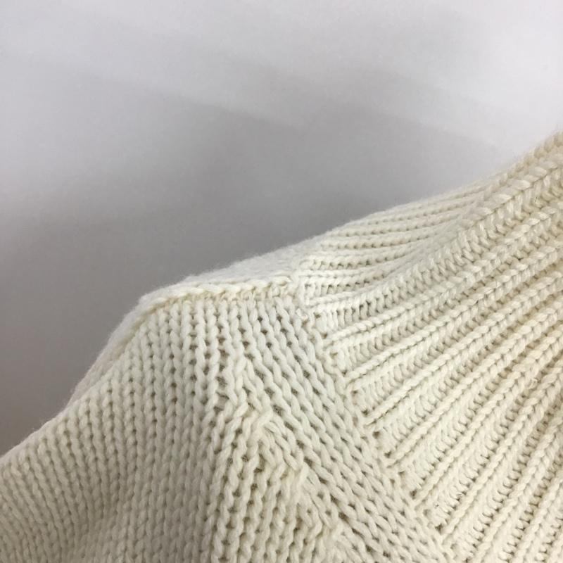 レプシィム LEPSIM ニット、セーター 長袖 FREE 無地 オフホワイト / オフホワイト / レディース USED 古着 中古 10087606