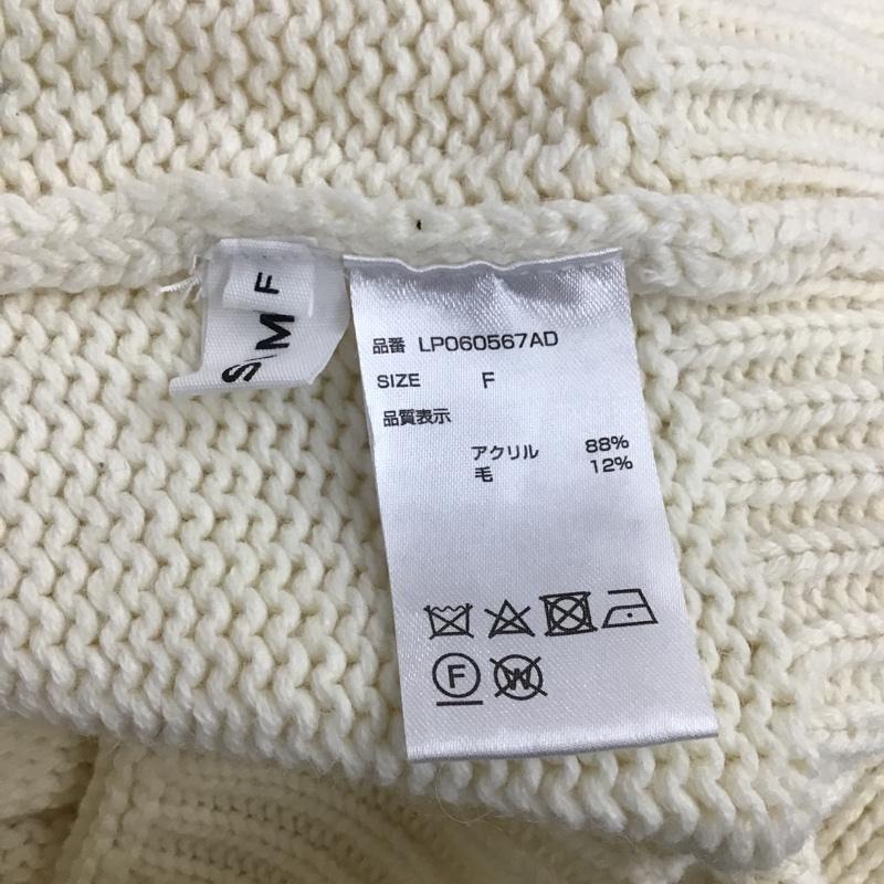 レプシィム LEPSIM ニット、セーター 長袖 FREE 無地 オフホワイト / オフホワイト / レディース USED 古着 中古 10087606