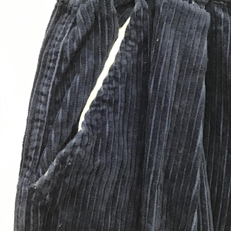 ニコアンド niko and... ボトムス ボトムス コーデュロイパンツ ワイド M 無地 紺 / ネイビー / レディース USED 古着 中古 10087608