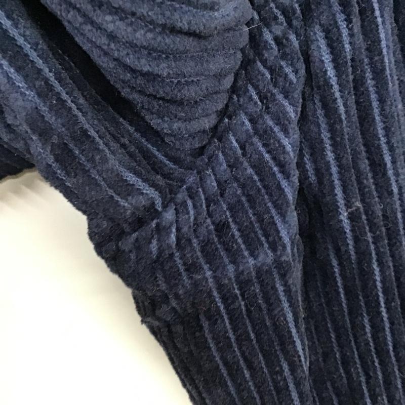 ニコアンド niko and... ボトムス ボトムス コーデュロイパンツ ワイド M 無地 紺 / ネイビー / レディース USED 古着 中古 10087608