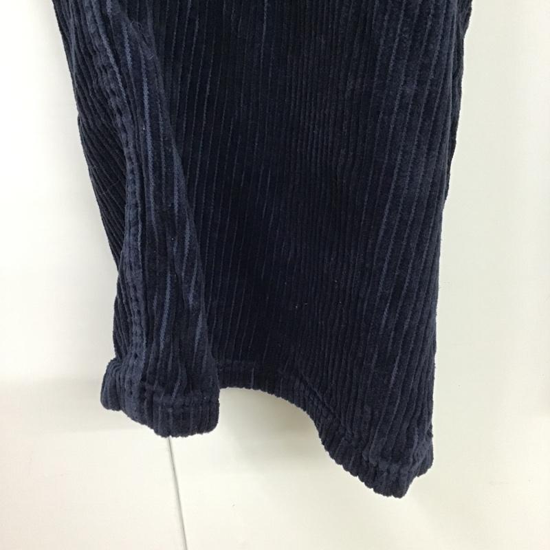 ニコアンド niko and... ボトムス ボトムス コーデュロイパンツ ワイド M 無地 紺 / ネイビー / レディース USED 古着 中古 10087608