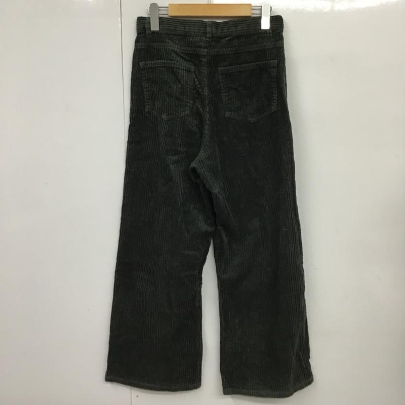 ニコアンド niko and... ボトムス ボトムス コーデュロイパンツ ワイド M 無地 カーキ / カーキ / レディース USED 古着 中古 10087609