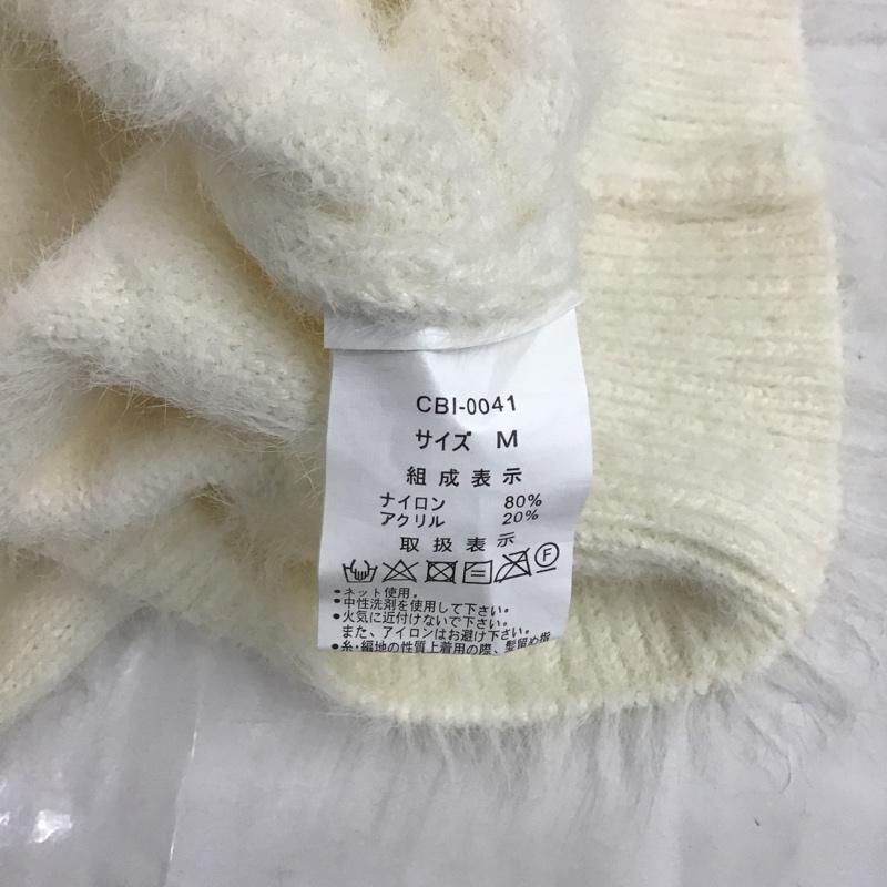 セポ cepo ニット、セーター 長袖 M 無地 白 / ホワイト / レディース USED 古着 中古 10087612