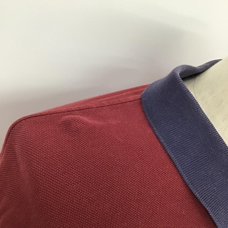 ポロバイラルフローレン Polo by RALPH LAUREN ポロシャツ 長袖 XL ワンポイント えんじ / ワインレッド / X 紺 / ネイビー / メンズ USED 古着 中古 10087614
