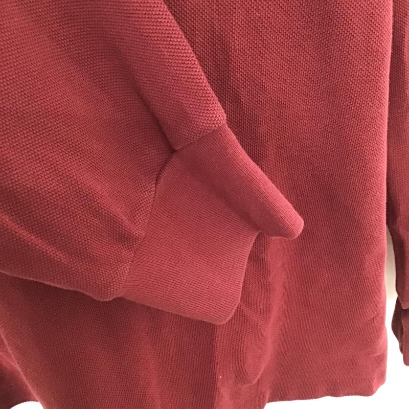 ポロバイラルフローレン Polo by RALPH LAUREN ポロシャツ 長袖 XL ワンポイント えんじ / ワインレッド / X 紺 / ネイビー / メンズ USED 古着 中古 10087614