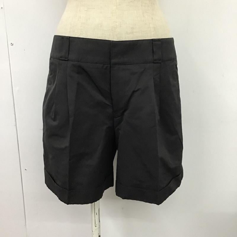 トゥモローランド TOMORROWLAND パンツ ショートパンツ 38 無地 黒 / ブラック / レディース USED 古着 中古 10087648