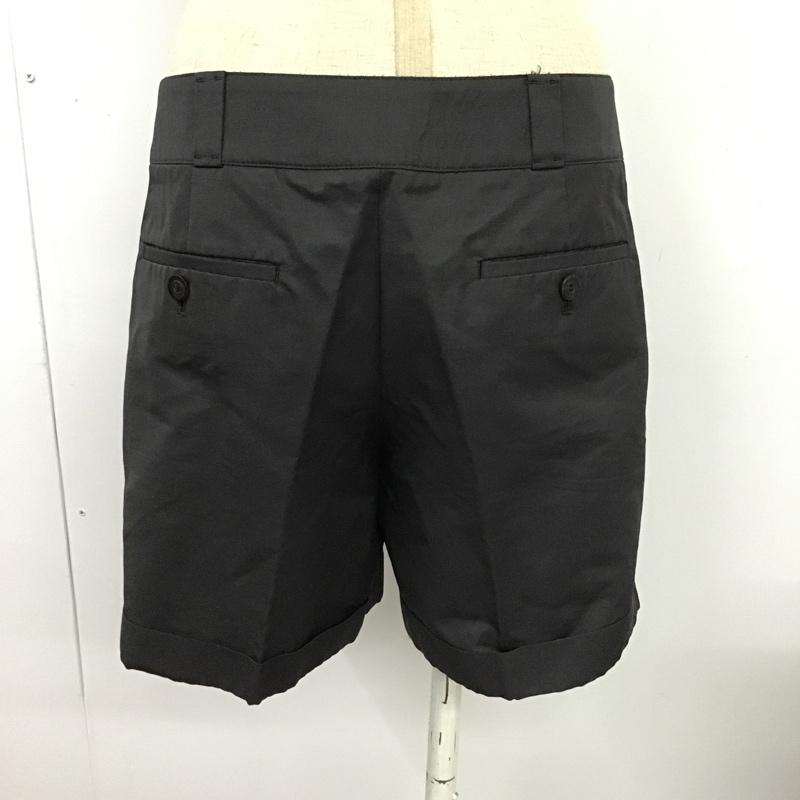 トゥモローランド TOMORROWLAND パンツ ショートパンツ 38 無地 黒 / ブラック / レディース USED 古着 中古 10087648