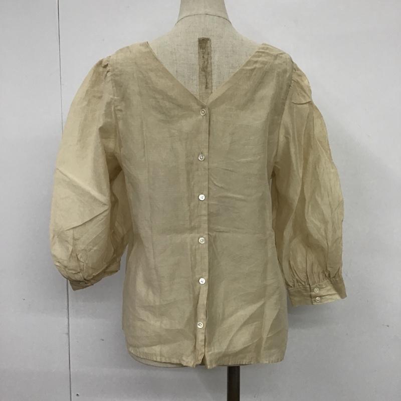 アパートバイローリーズ apart by lowrys シャツ、ブラウス 七分袖 FREE 無地 アイボリー / アイボリー / レディース USED 古着 中古 10087653