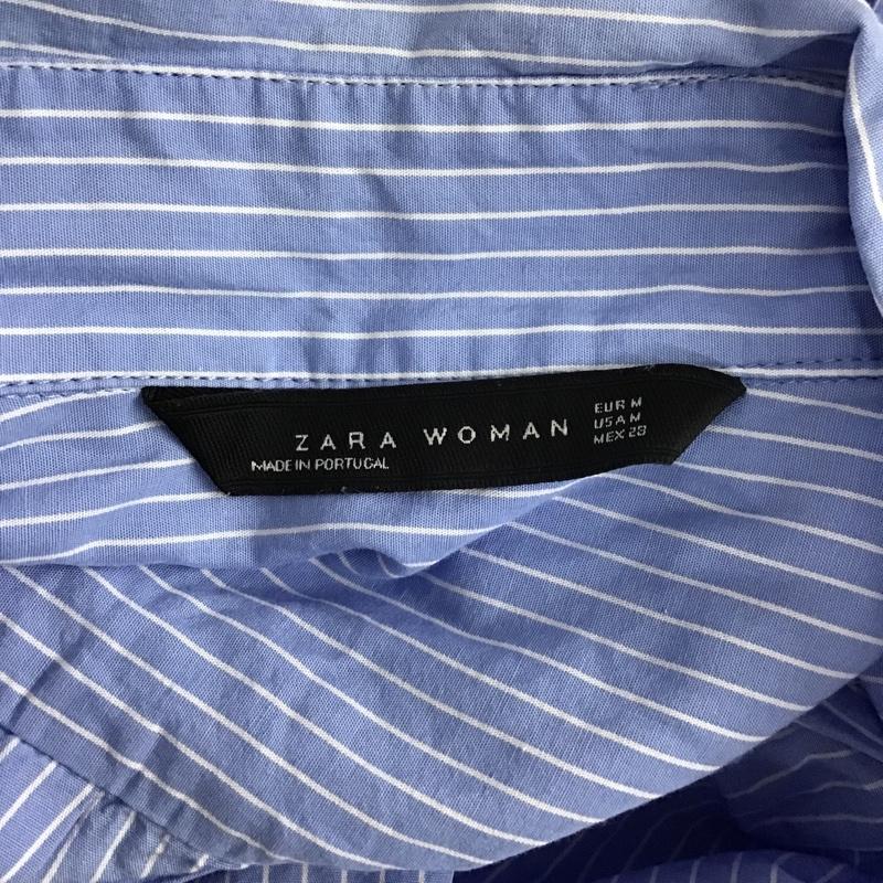 ザラウーマン ZARA WOMAN チュニック 長袖 M ストライプ マルチカラー / マルチカラー / レディース USED 古着 中古 10087654