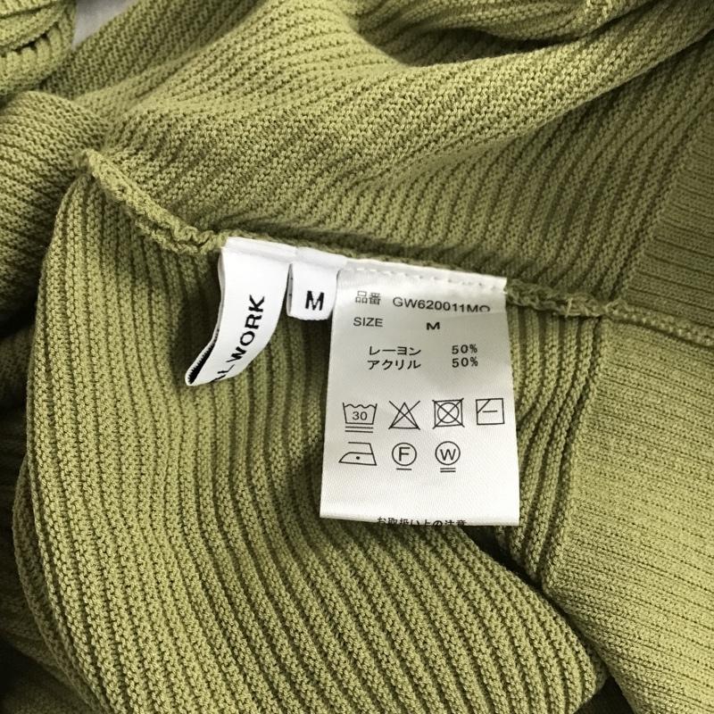 グローバルワーク GLOBAL WORK ニット、セーター 半袖 M 無地 緑 / グリーン / レディース USED 古着 中古 10087657