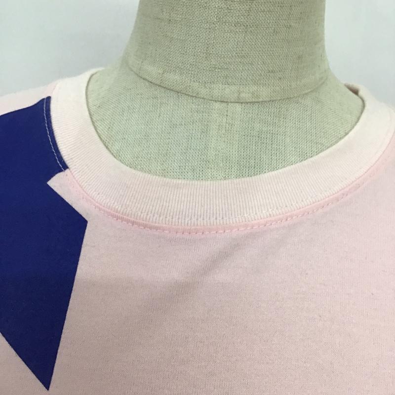 エックスガール X-girl Tシャツ 半袖 2 プリント 桃 / ピンク / レディース USED 古着 中古 10087660