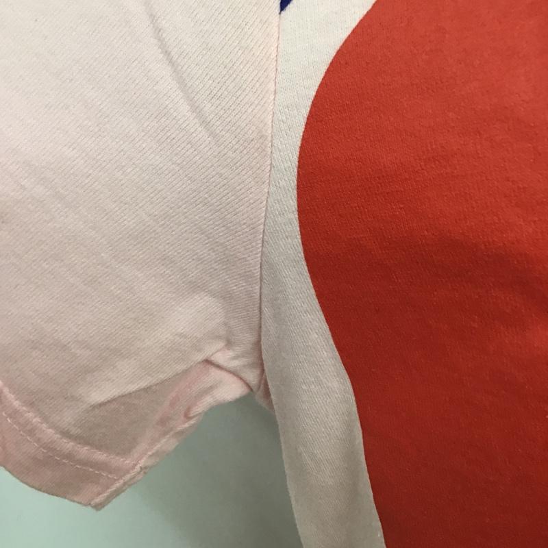 エックスガール X-girl Tシャツ 半袖 2 プリント 桃 / ピンク / レディース USED 古着 中古 10087660