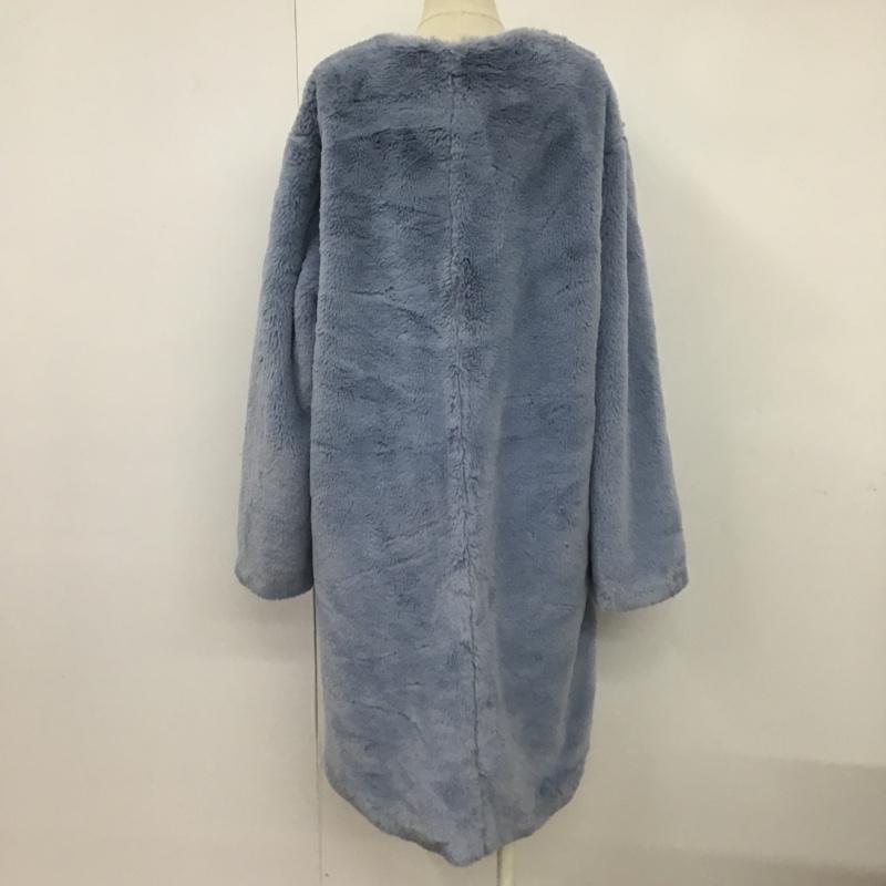 グローバルワーク GLOBAL WORK コート コート一般 L 無地 水色 / ライトブルー / レディース USED 古着 中古 10087666