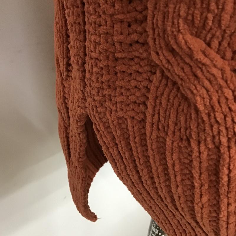 アズールバイマウジー AZUL BY MOUSSY ニット、セーター 長袖 M 無地 茶 / ブラウン / レディース USED 古着 中古 10087667