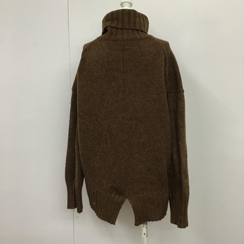 ローリーズファーム LOWRYS FARM ニット、セーター 長袖 FREE 無地 茶 / ブラウン / レディース USED 古着 中古 10087669