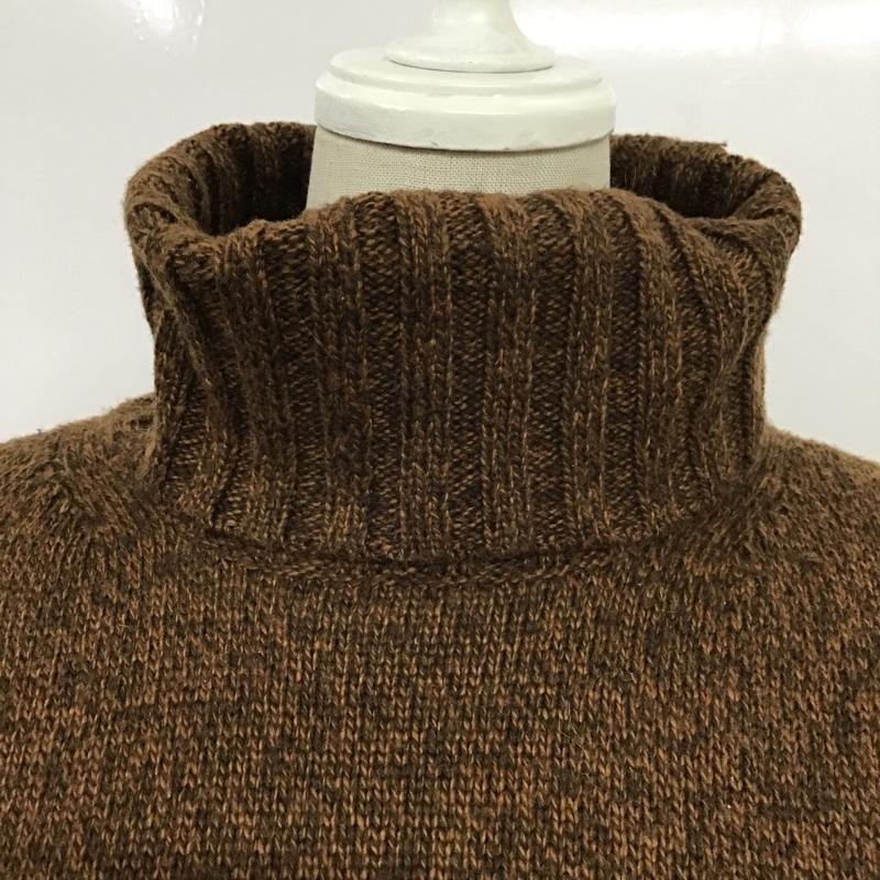 ローリーズファーム LOWRYS FARM ニット、セーター 長袖 FREE 無地 茶 / ブラウン / レディース USED 古着 中古 10087669